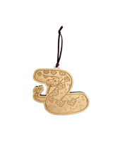 Rattlesnake Wood Ornament