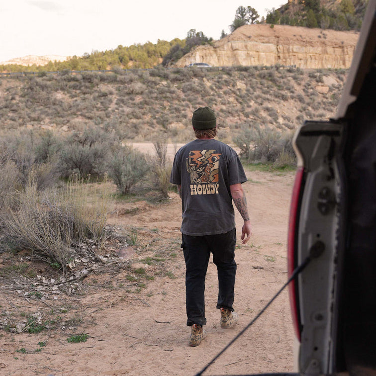 Howdy Skeleton Cowboy Tee