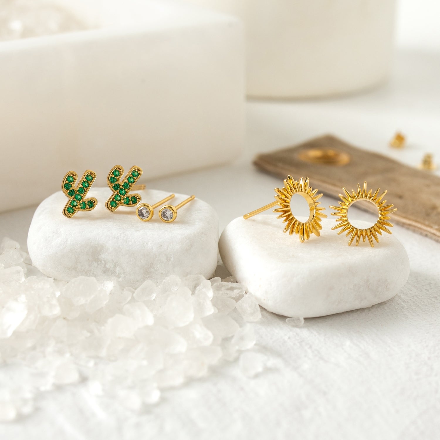 Cactus Stud Gift Set