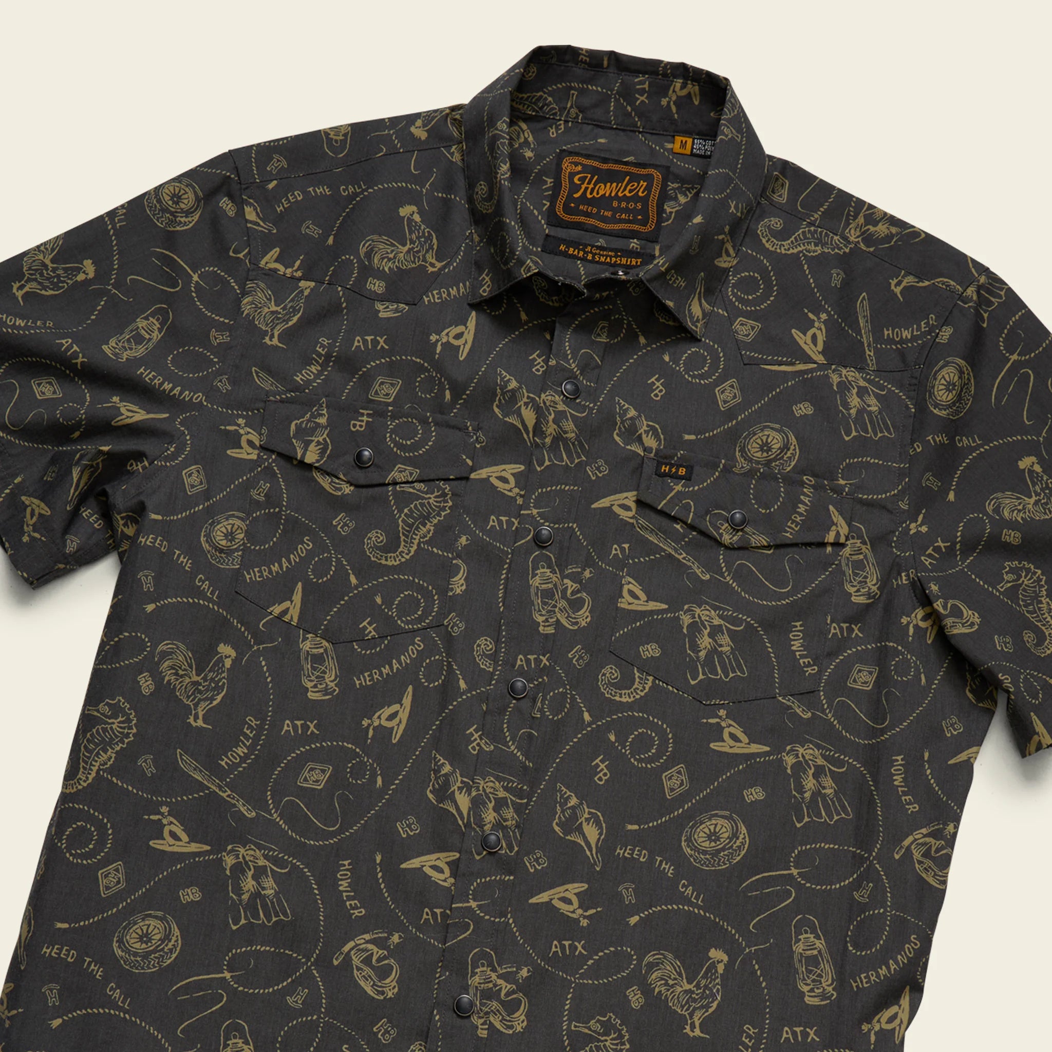 Sea Rodeo Antique Black - Snapshirt