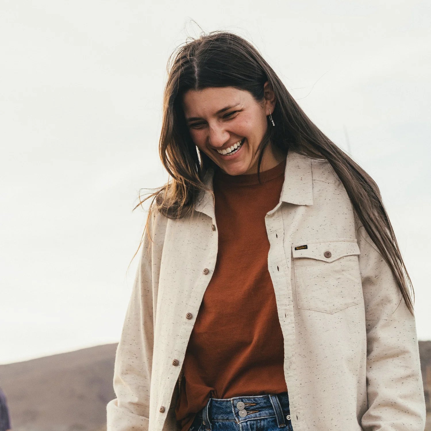 La Grange Lightweight Flannel - Speckled Sand