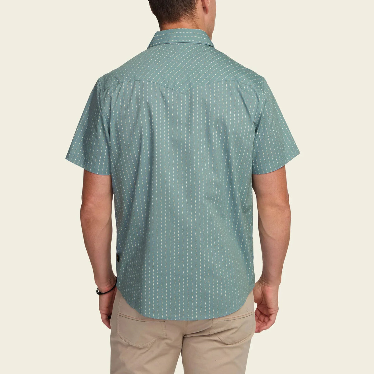 Power Lines Smoke Blue - Snap Shirt