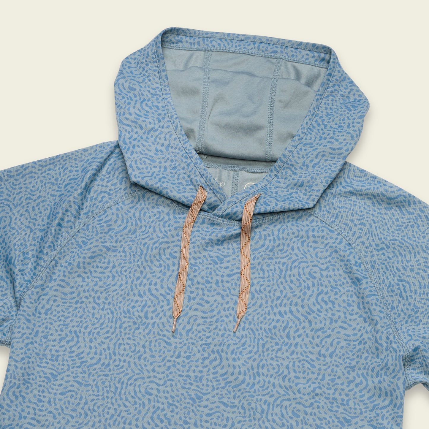 Pond Pattern Loggerhead Hoodie - Iron Blue