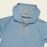 Pond Pattern Loggerhead Hoodie - Iron Blue