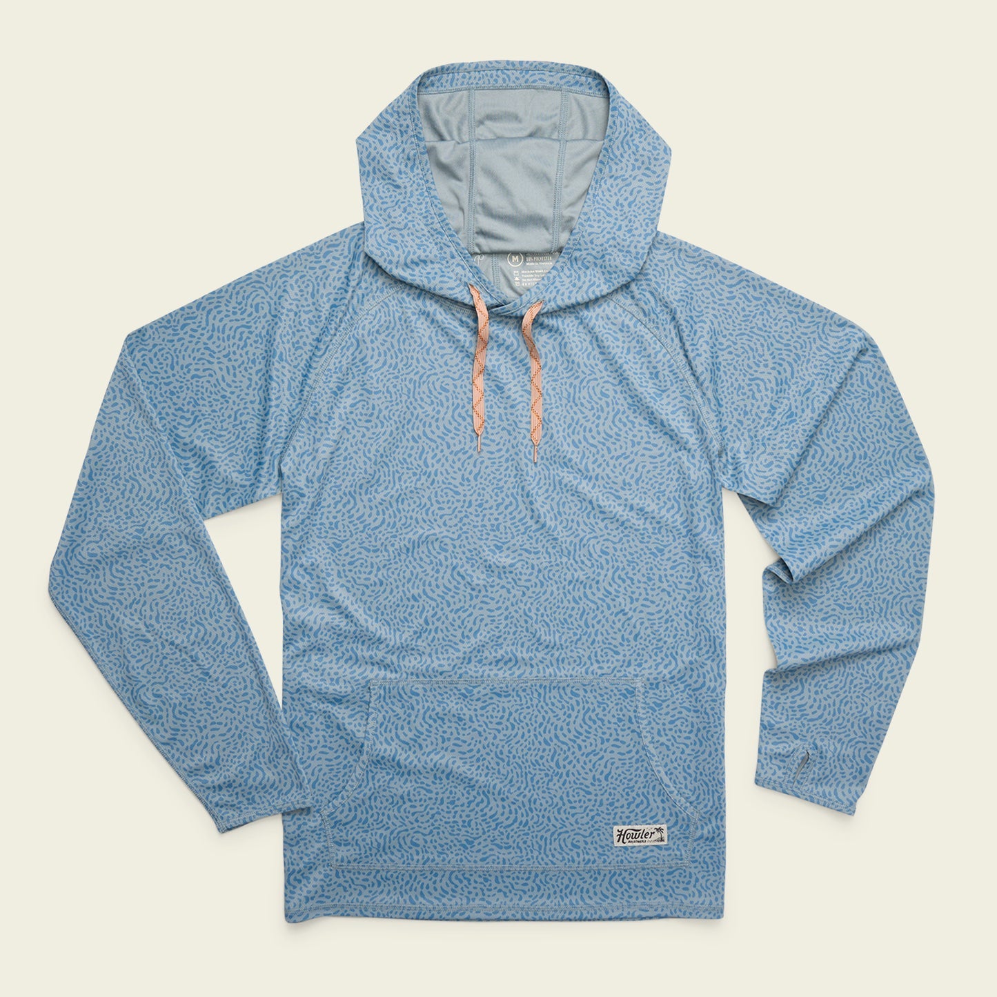 Pond Pattern Loggerhead Hoodie - Iron Blue