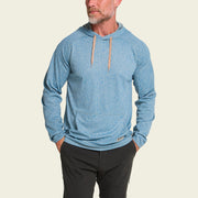 Pond Pattern Loggerhead Hoodie - Iron Blue