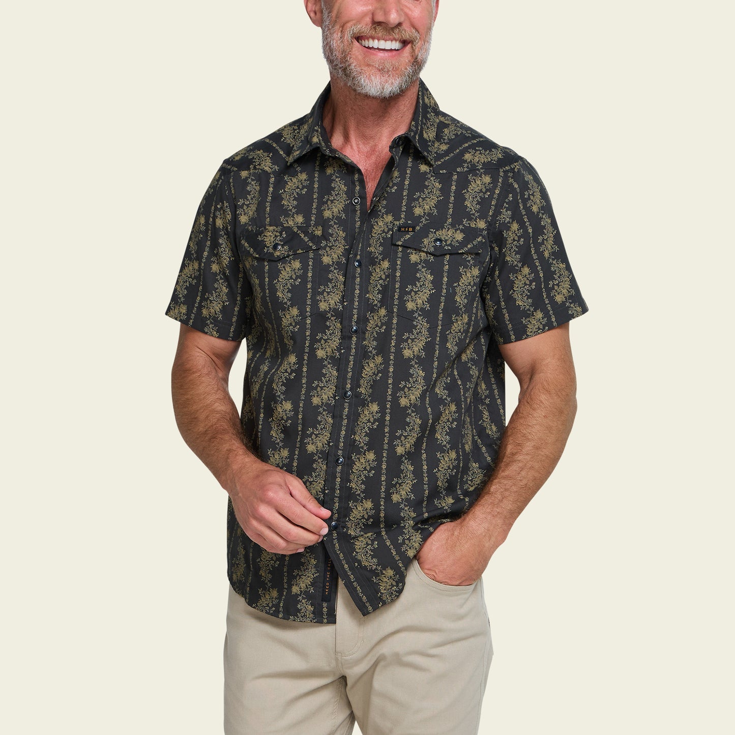 H Bar B Snapshirt Grampa's Curtains Snapshirt