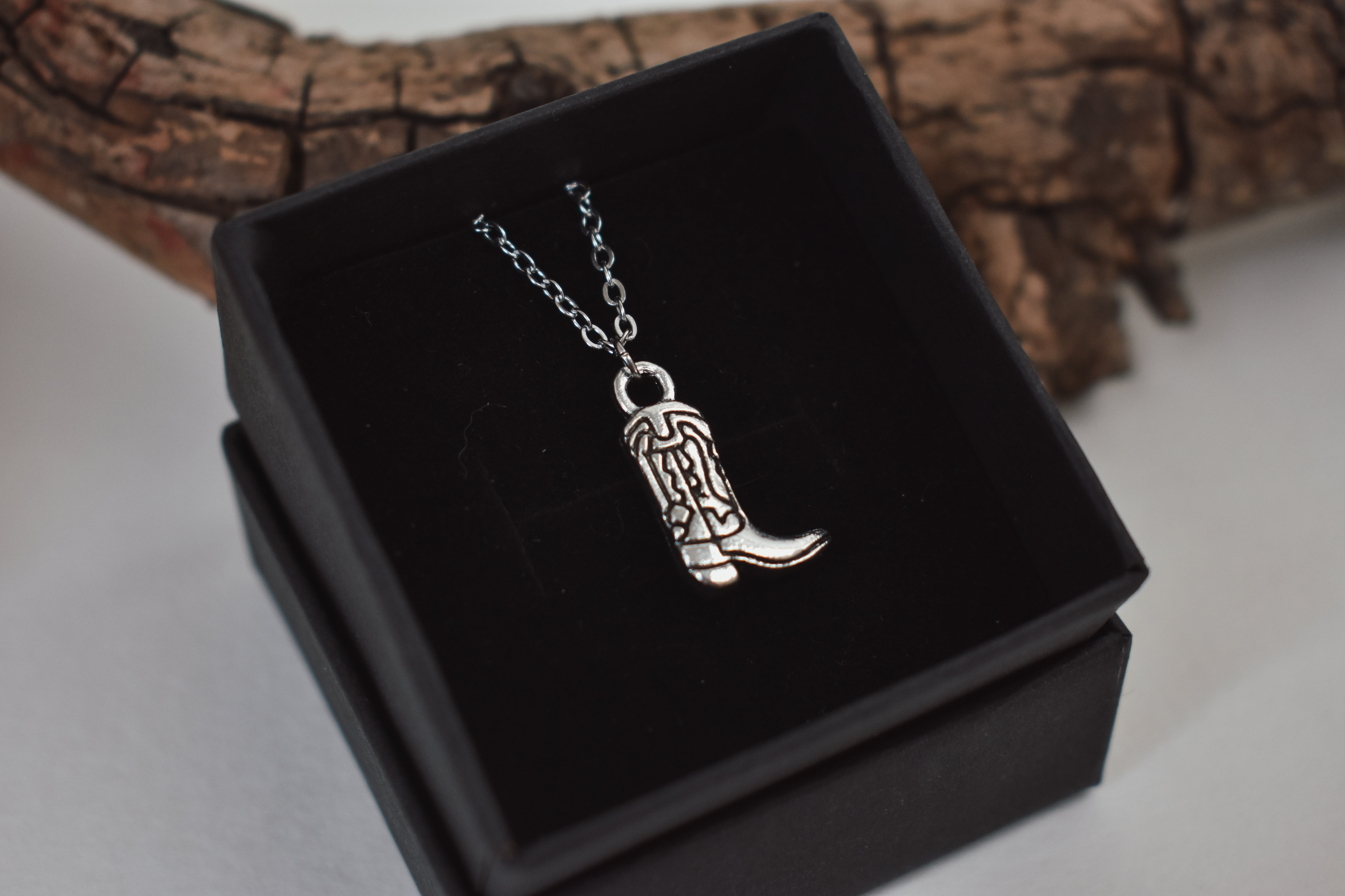 Cowgirl Boot Necklace