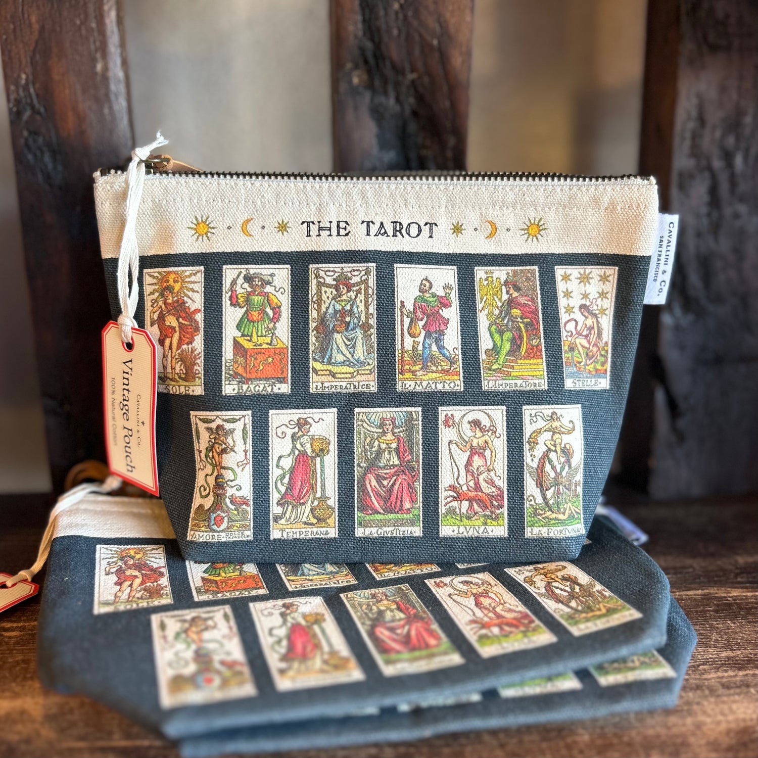 Tarot Card Vintage Pouch