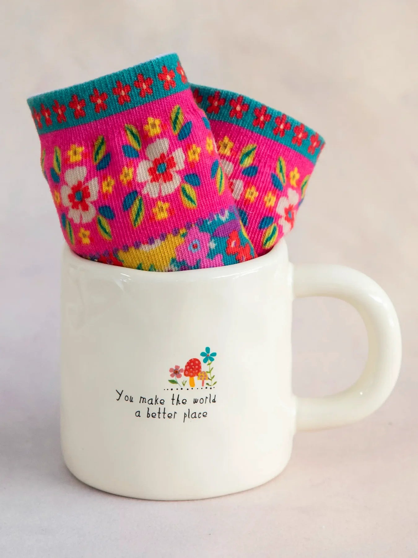 Mug & Sock Set - You Make the World a Better Place
