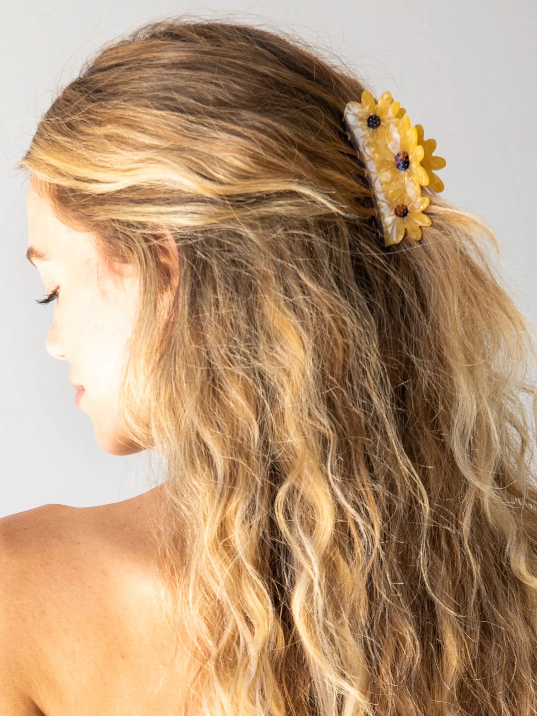 Sunflower Claw Clip