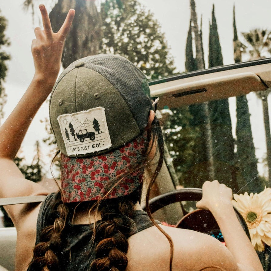 Canvas Trucker Hat - Let's Just Go