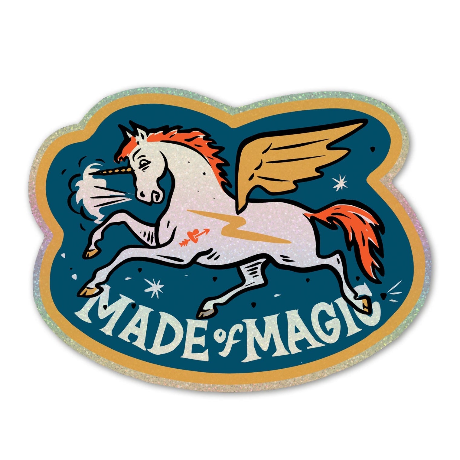 Made of Magic Unicorn Sticker