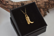 Cowgirl Boot Necklace