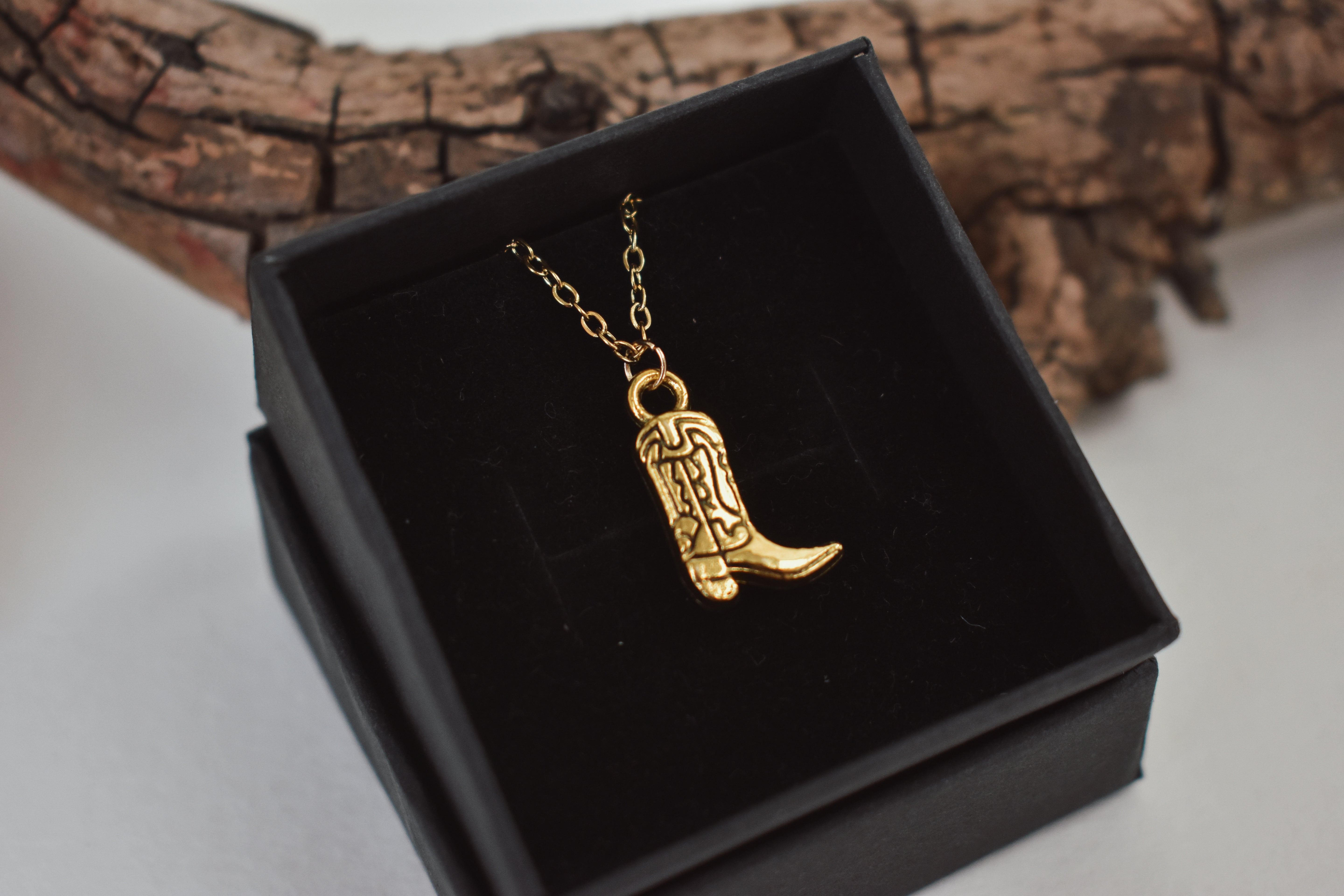 Cowgirl Boot Necklace