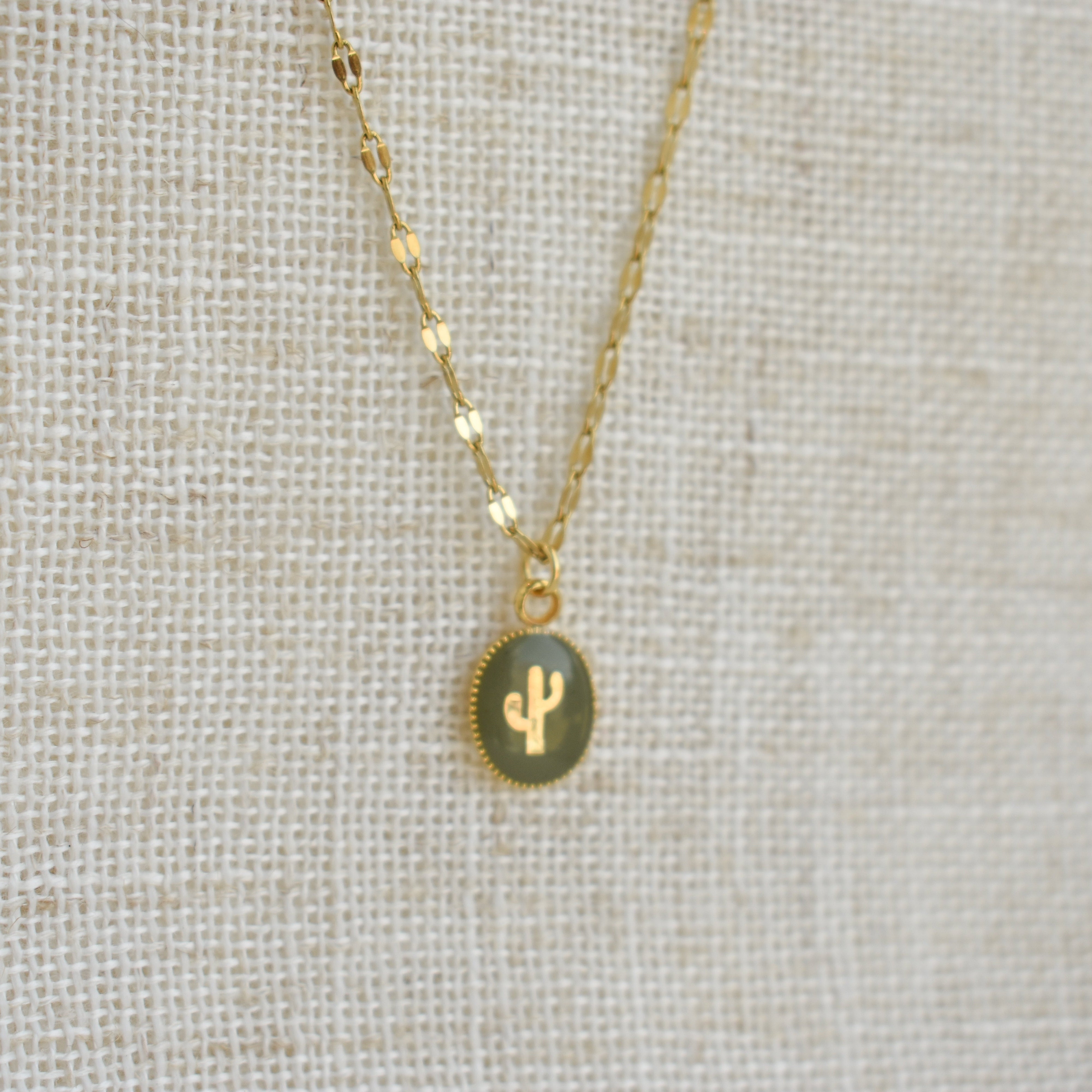 "Still like a Saguaro" Handmade Necklace