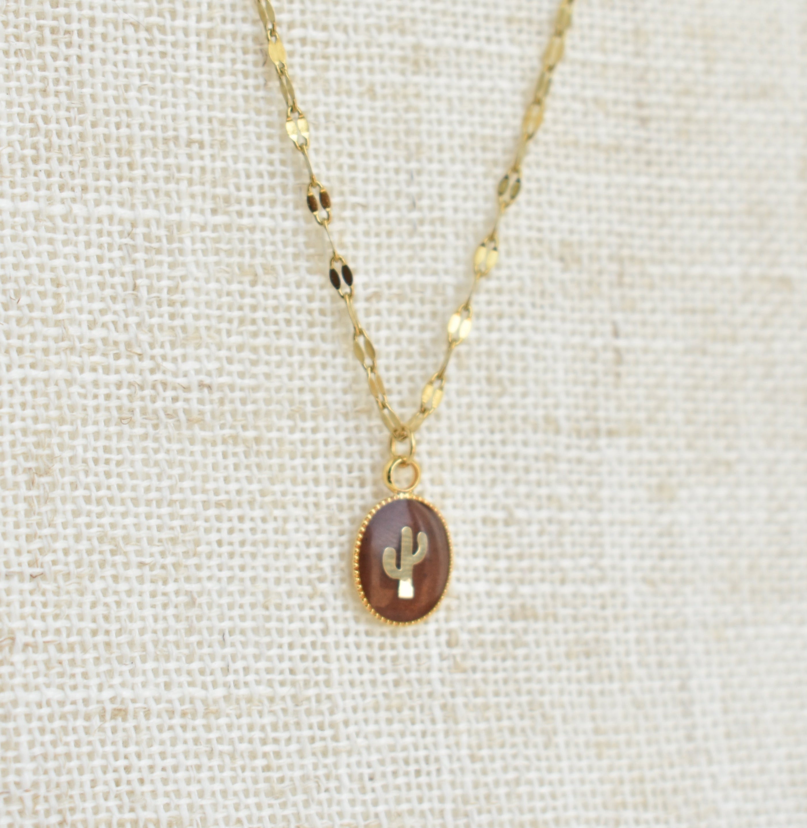 "Still like a Saguaro" Handmade Necklace
