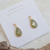 "Still like a Saguaro" Handmade Earrings