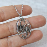 "Duality of Scorpions" Handmade Resin Necklace
