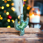 Saguaro Cactus Geode Ornament