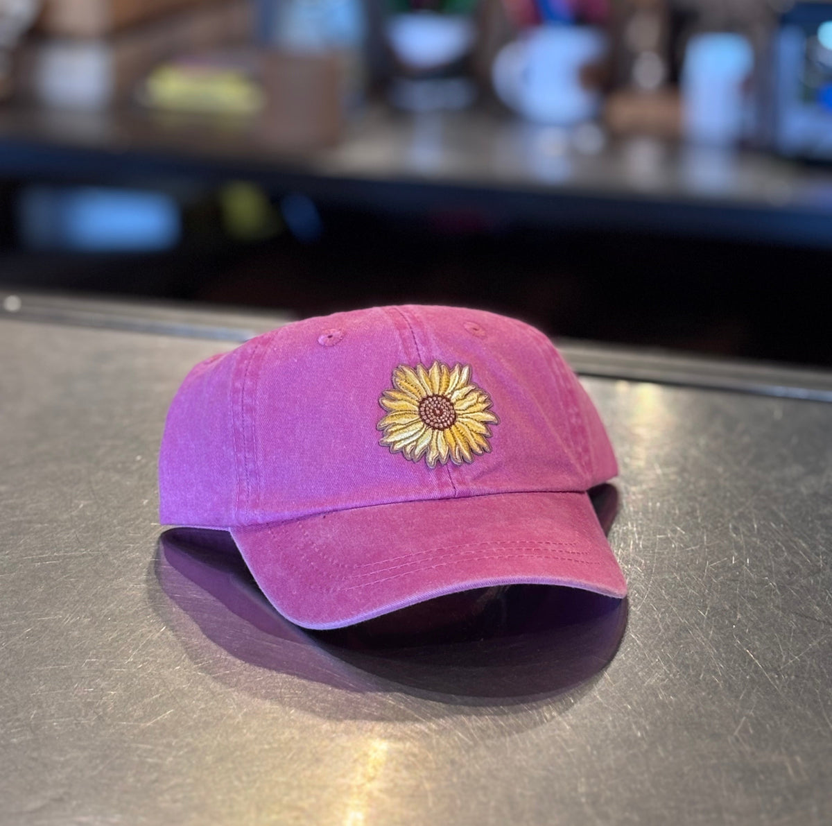 Sunflower Kids Hat - Pink