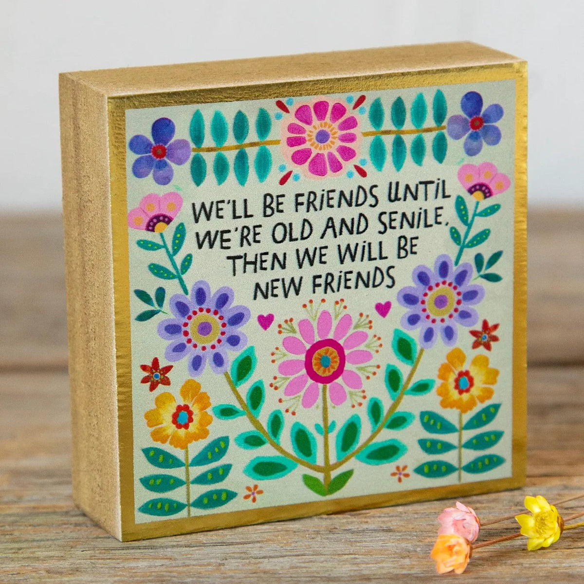 Tiny Block Keepsake -  Friends