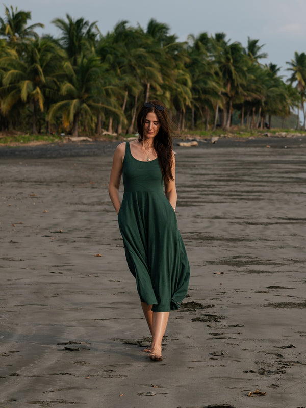 Lily Midi Dress | Tropics