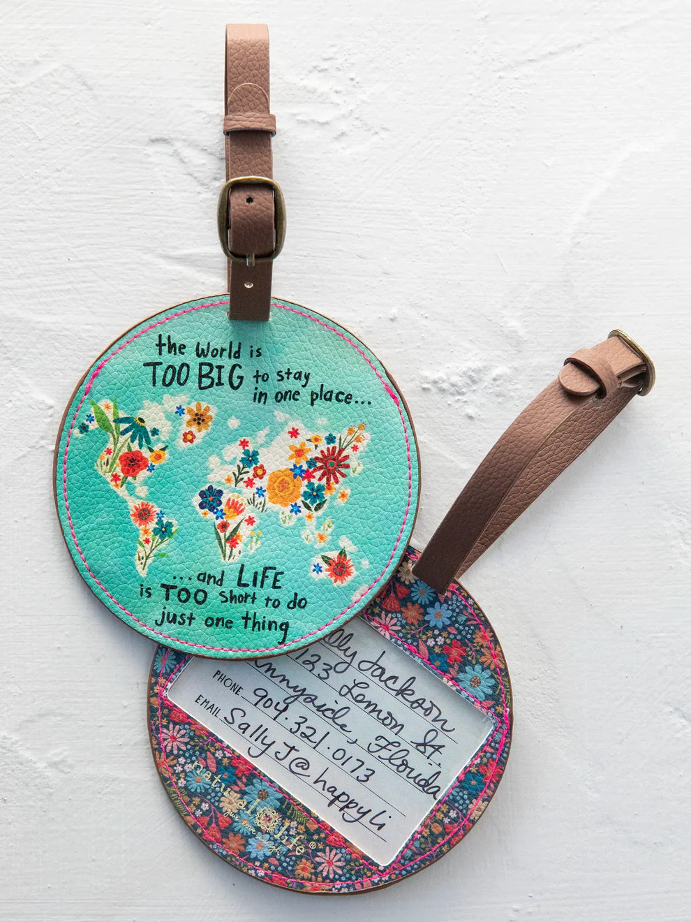 Life Is Too Short Luggage Tag