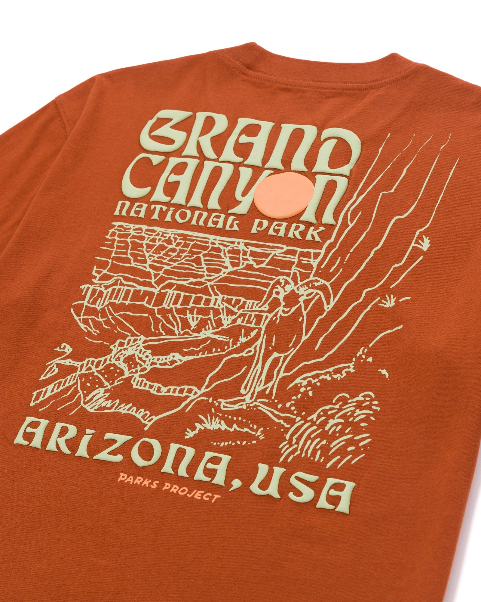 Grand Canyon Puff Print Pocket Tee