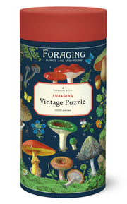 Foraging Mushroom Vintage Puzzle
