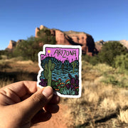 Purple Arizona Sticker