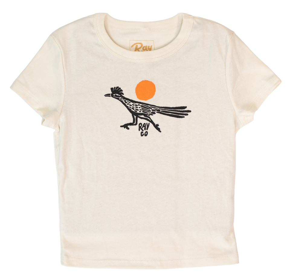 Wild Roadrunner Women's Baby Crop Tee