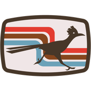 70s Retro Roadrunner Sticker