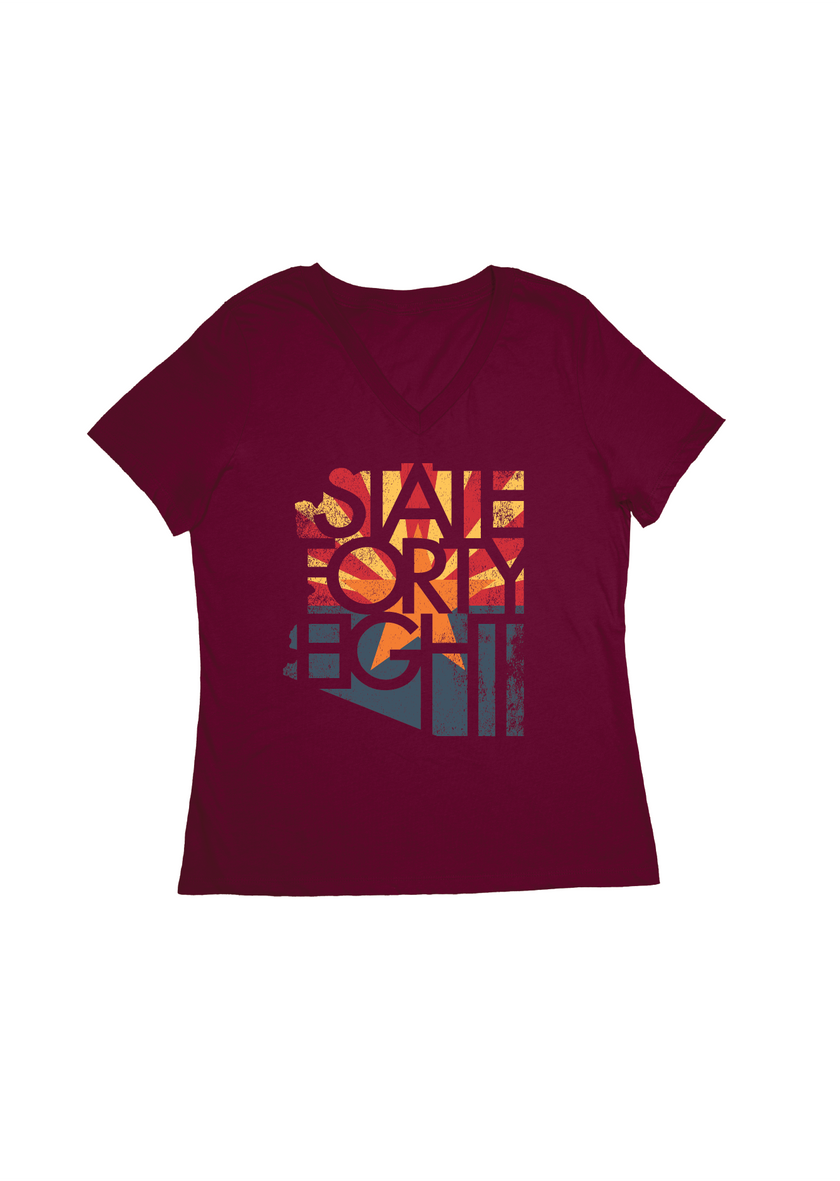 Distressed Flag Maroon