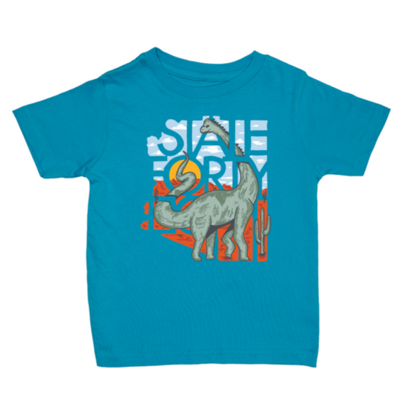 State Forty Eight Toddler Tee - Sonorasaurus