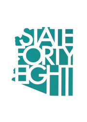 State Forty Eight Teal Decal