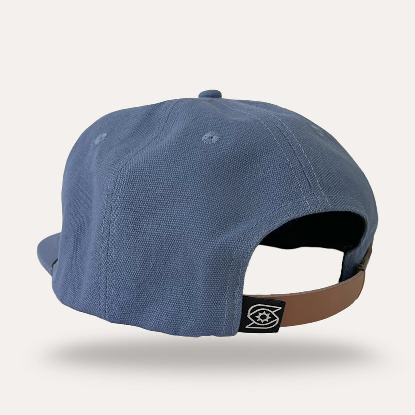 Groovy Mushrooms - Blue Canvas Flatbrim