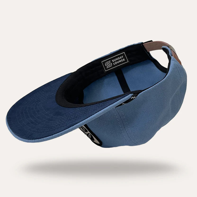 Groovy Mushrooms - Blue Canvas Flatbrim