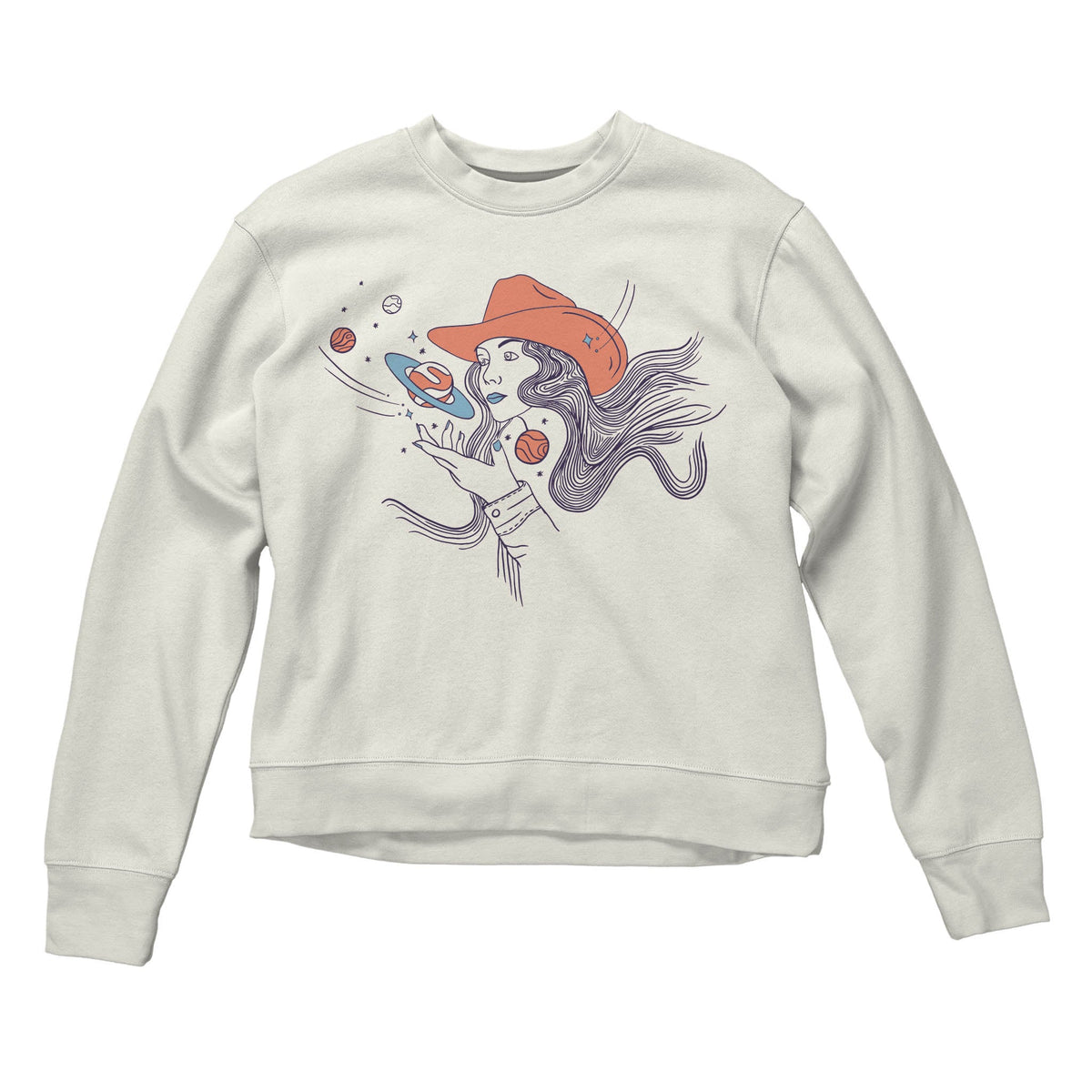 Cosmic Cowgirl Drop Shoulder Sweatshirt