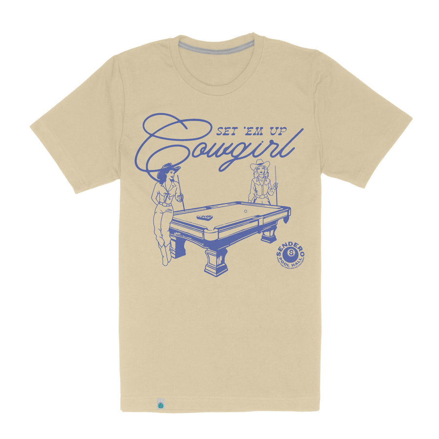 Set Em' Up Cowgirl Tee