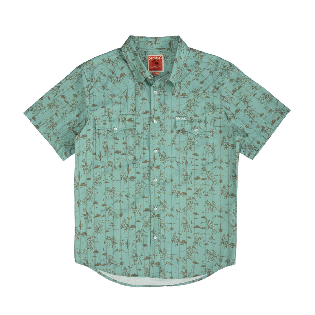 Serape Pearl Snap Short Sleeve - Desert Rodeo - Final Sale