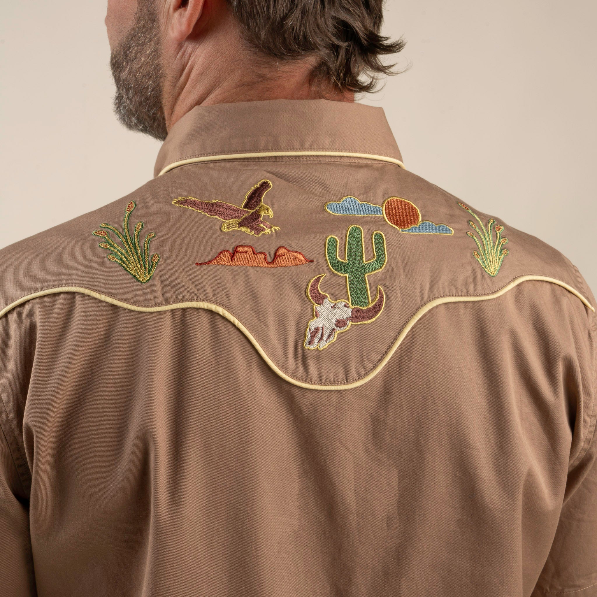 The Prescott Western Button Up Sleeve Shirt