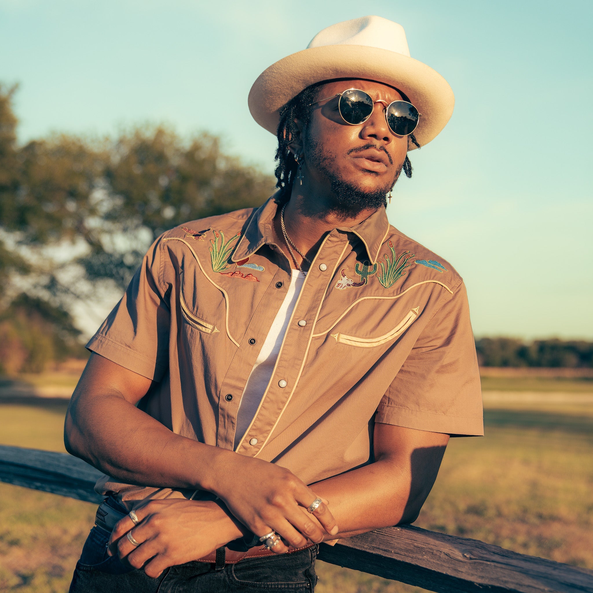 The Prescott Western Button Up Sleeve Shirt