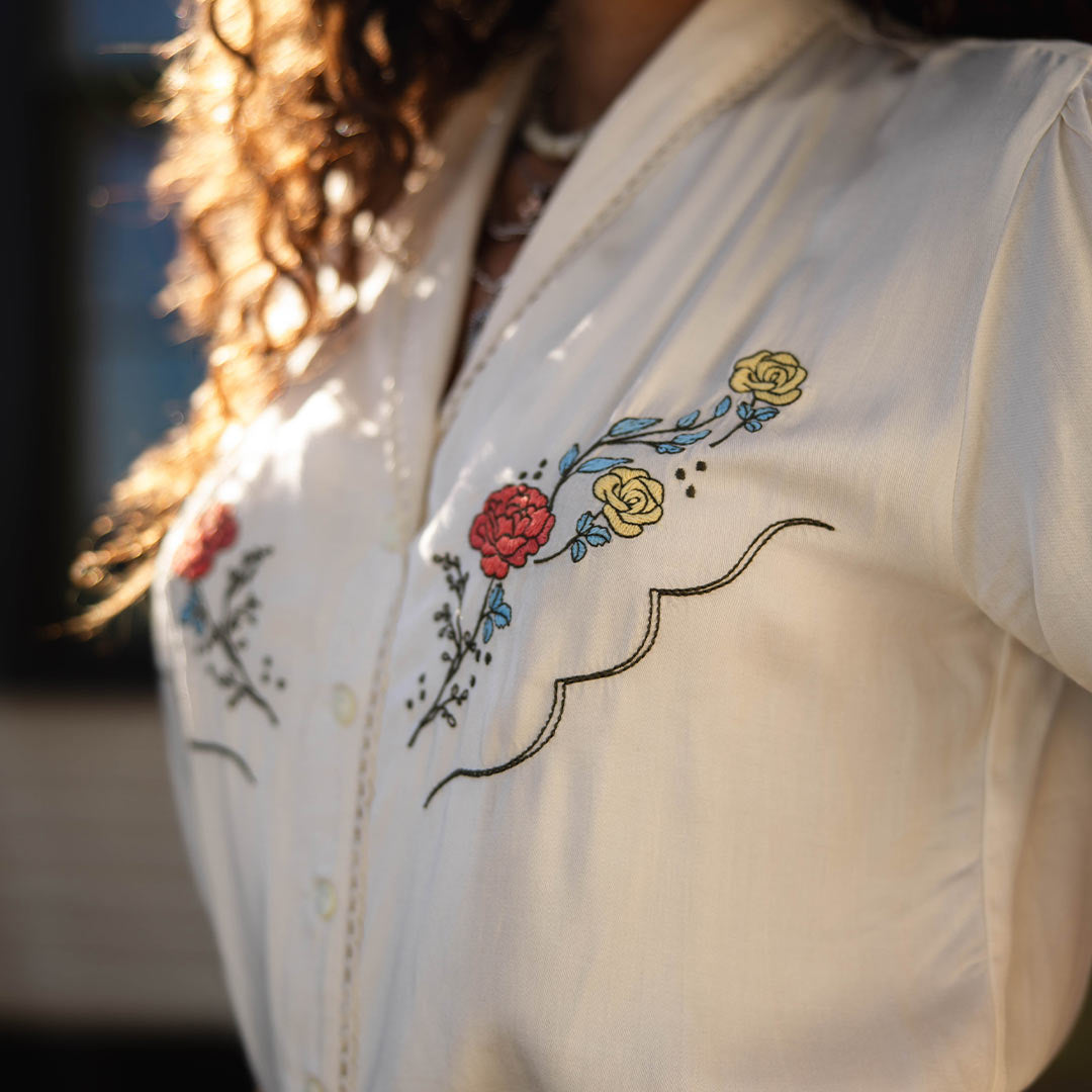 Prairie Rose Lace Blouse