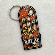 OG Hot AF Embroidered Key Tag