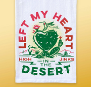 Left My Heart In the Desert Tea Towel