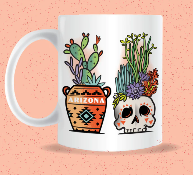 Potted Cactus Coffee Mugs
