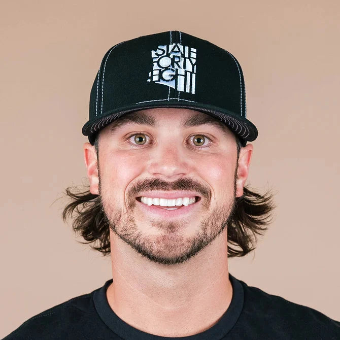 State Forty Eight Snapback Hat Classic Pinstripes