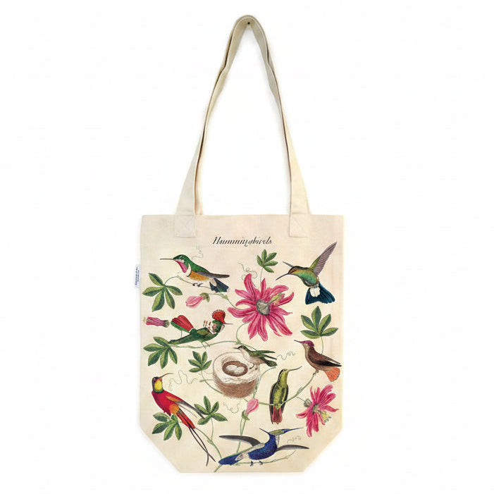 Vintage Hummingbird Tote Bag