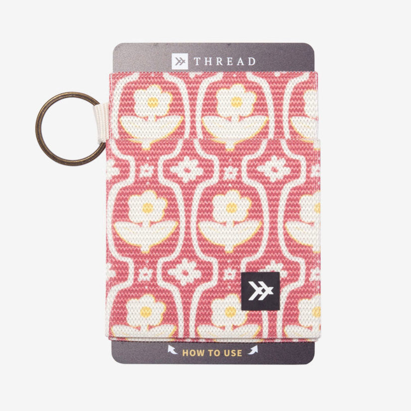 Thread Patterned Elastic Wallet